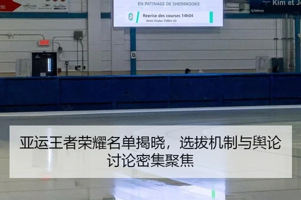 亚运王者荣耀名单揭晓，选拔机制与舆论讨论密集聚焦